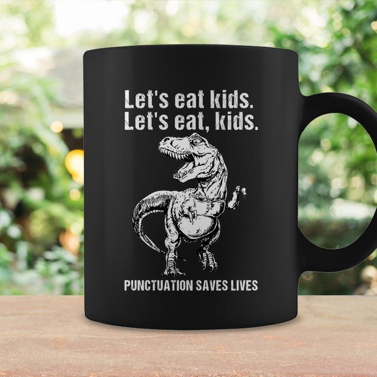 Lets Eat Kids Punctuation Saves Lives Teacher Funny Meaningful Gift Coffee Mug Gifts ideas