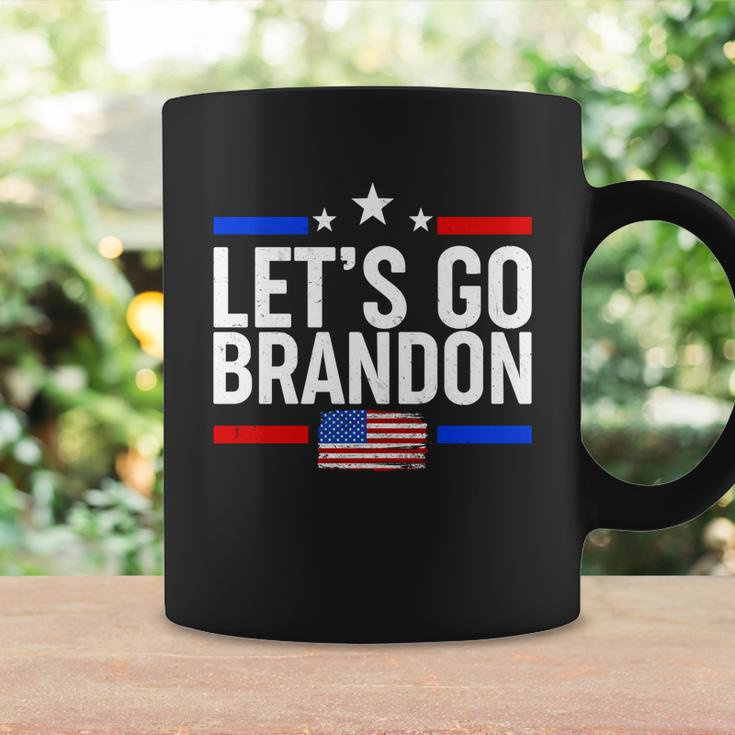 Lets Go Brandon Distress Usa Flag Fjb Chant Tshirt Coffee Mug Gifts ideas