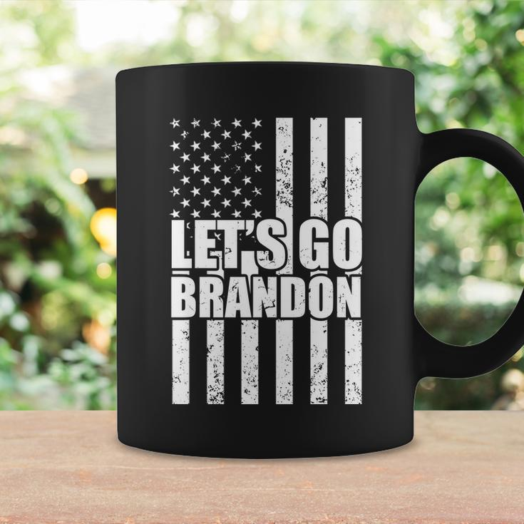 Lets Go Brandon Vintage American Flag Tshirt Coffee Mug Gifts ideas