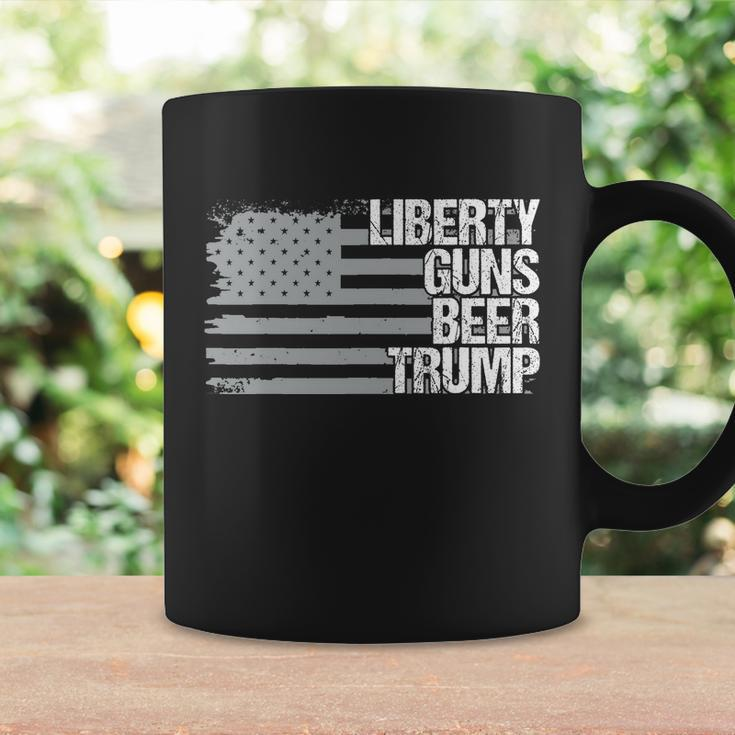 Liberty Guns Beer Trump Lgbt Gift For Supporters Dad Grandpa Veteran Us Flag Fun Coffee Mug Gifts ideas