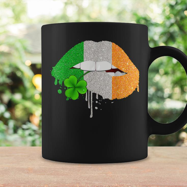 Lips Sexy Green Irish Leopard Flag Shamrock St Patricks Day Coffee Mug Gifts ideas