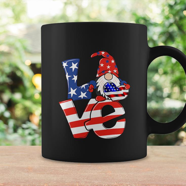 Love Gnome American Flag Funny 4Th Of July Coffee Mug Gifts ideas