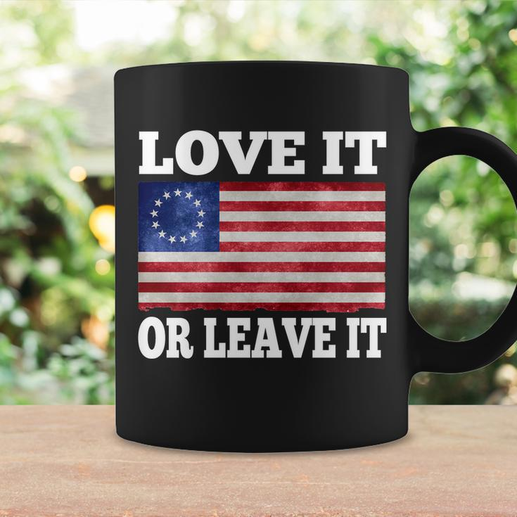 Love It Or Leave It Betsy Ross Flag Coffee Mug Gifts ideas