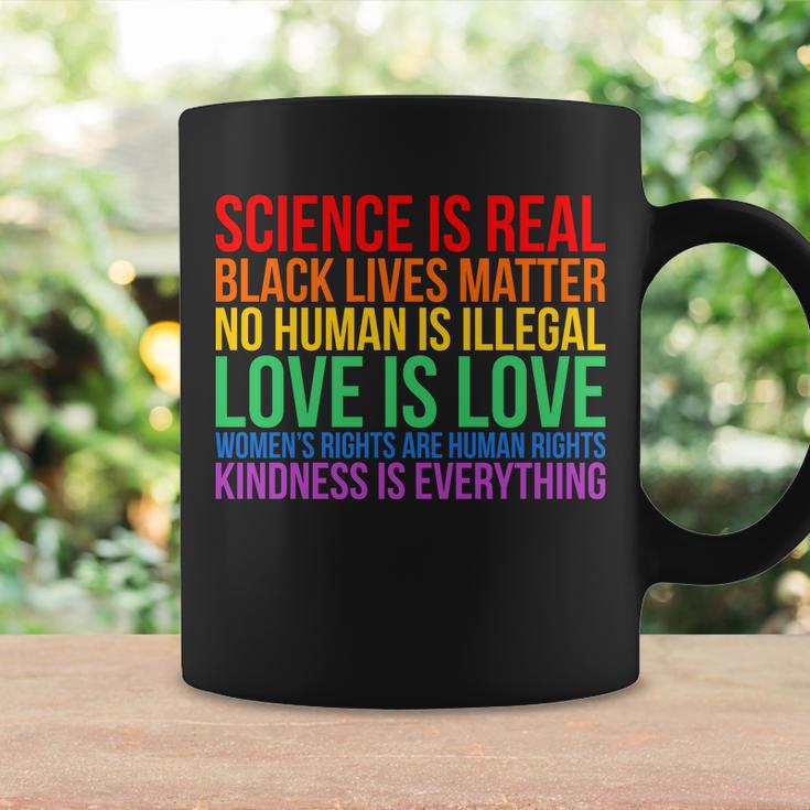 Love Kindness Science Black Lives Lgbt Equality Tshirt Coffee Mug Gifts ideas