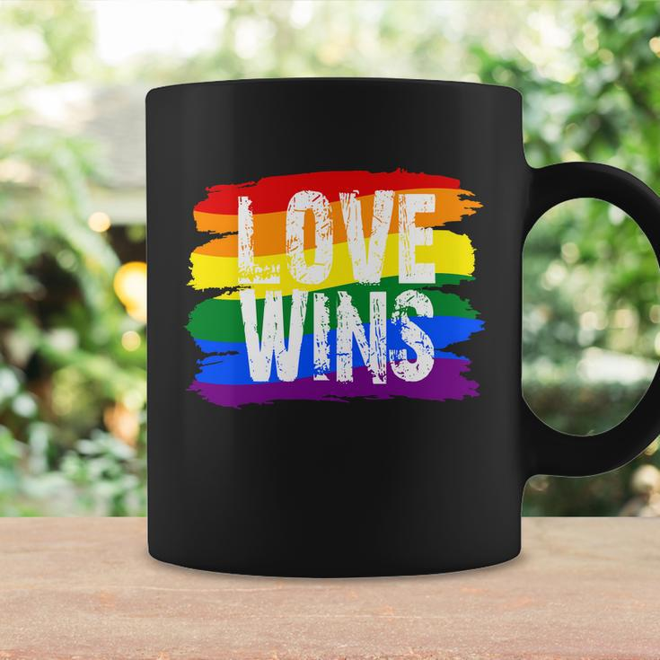 Love Wins Lgbtq Pride Flag Coffee Mug Gifts ideas