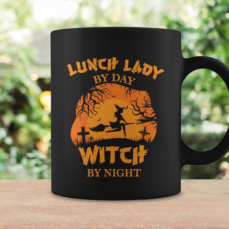 Lunch Lady By Day Witch By Night Halloween Quote Coffee Mug Gifts ideas