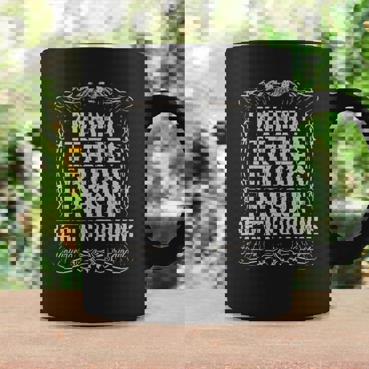 Mama Trains Trucks Prison Gettin Drunk Country Music Gift Coffee Mug Gifts ideas