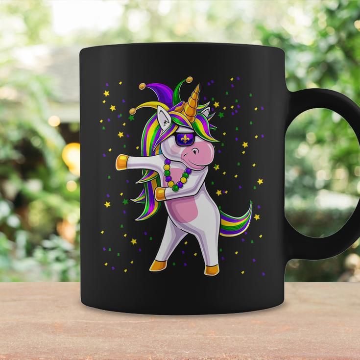 Mardi Gras Flossing Unicorn Jester Hat Unicorn Gifts  Coffee Mug Gifts ideas