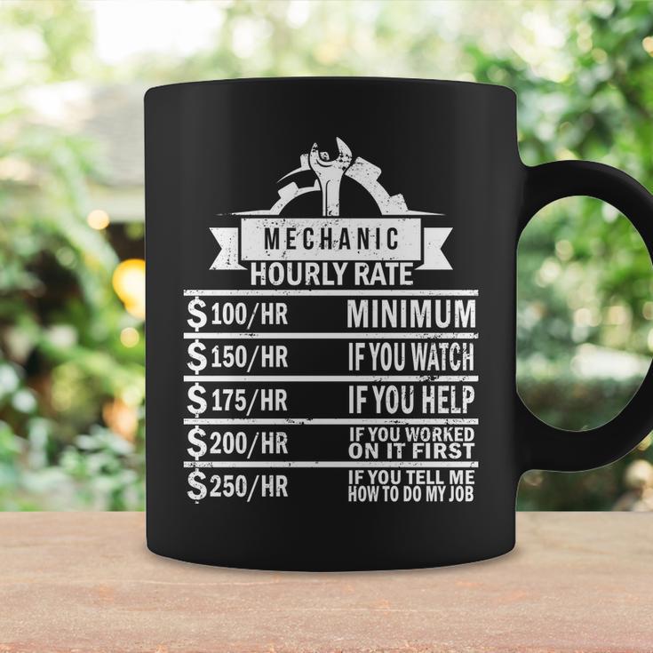 Mechanic Hourly Rate Tshirt Coffee Mug Gifts ideas