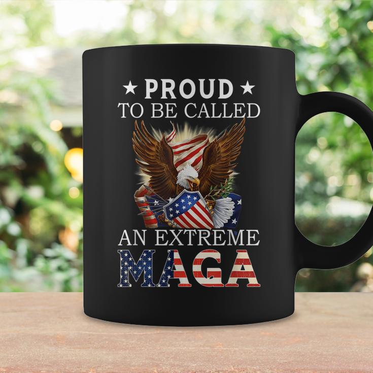 Mens Eagle Proud To Be Called An Extreme Ultra Maga American Flag Coffee Mug Gifts ideas