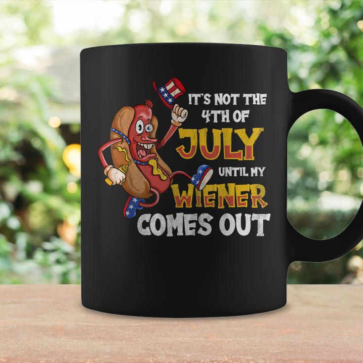 Mens Its Not A Party Until My Wiener Comes Out 4Th Of July Wiener Coffee Mug Gifts ideas
