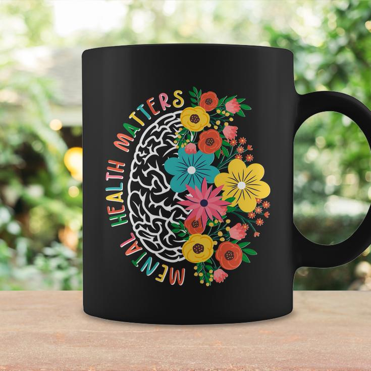 Mental Health Matters Flowering Mind Coffee Mug Gifts ideas
