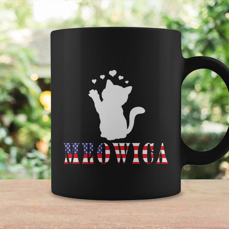 Meowica American Flag 4Th Of July Cat Day Coffee Mug Gifts ideas
