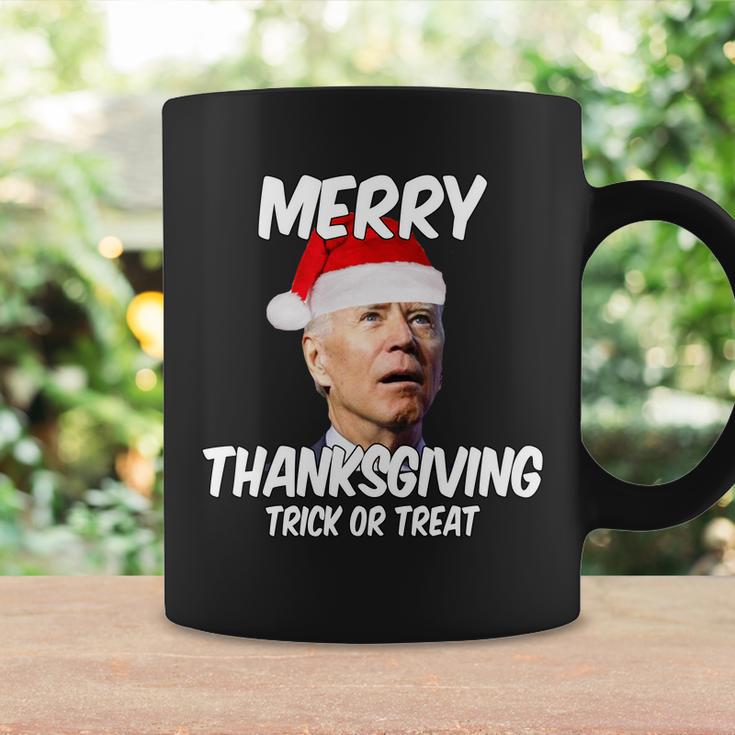 Merry Thanksgiving Trick Or Treat Funny Christmas Joe Biden Tshirt Coffee Mug Gifts ideas