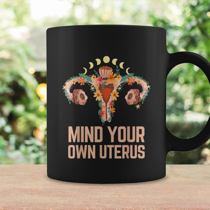 Mind Your Own Uterus Floral My Uterus My Choice V2 Coffee Mug Gifts ideas