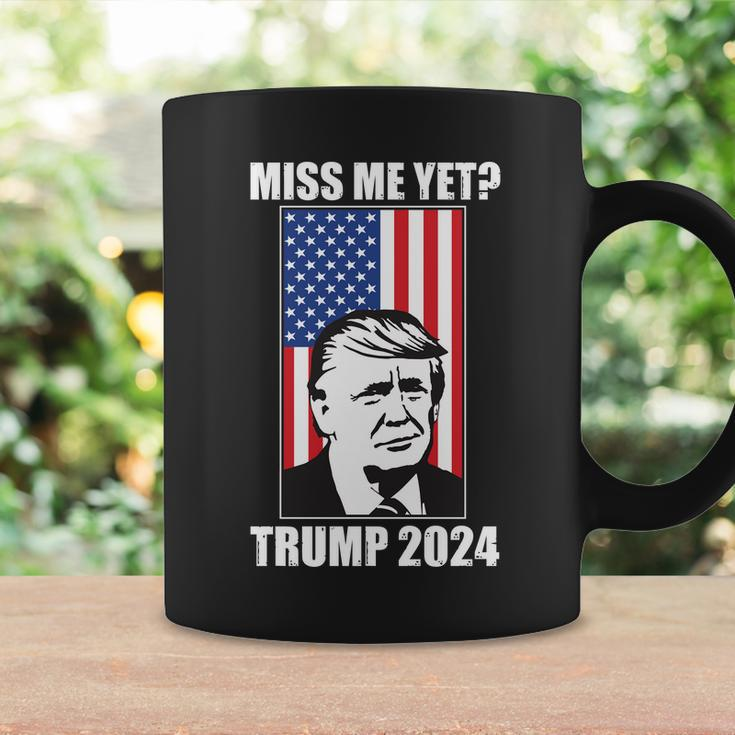 Miss Me Yet Trump 2024 Usa American Flag Tshirt Coffee Mug Gifts ideas