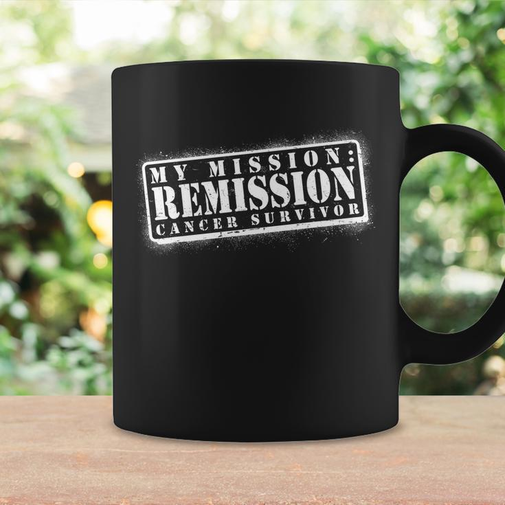 My Mission Remission Cancer Survivor Stamp Coffee Mug Gifts ideas