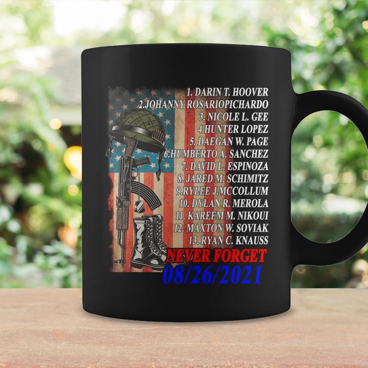 Never Forget Of Fallen Soldiers 13 Heroes Name 08-26-2021 Tshirt Coffee Mug Gifts ideas