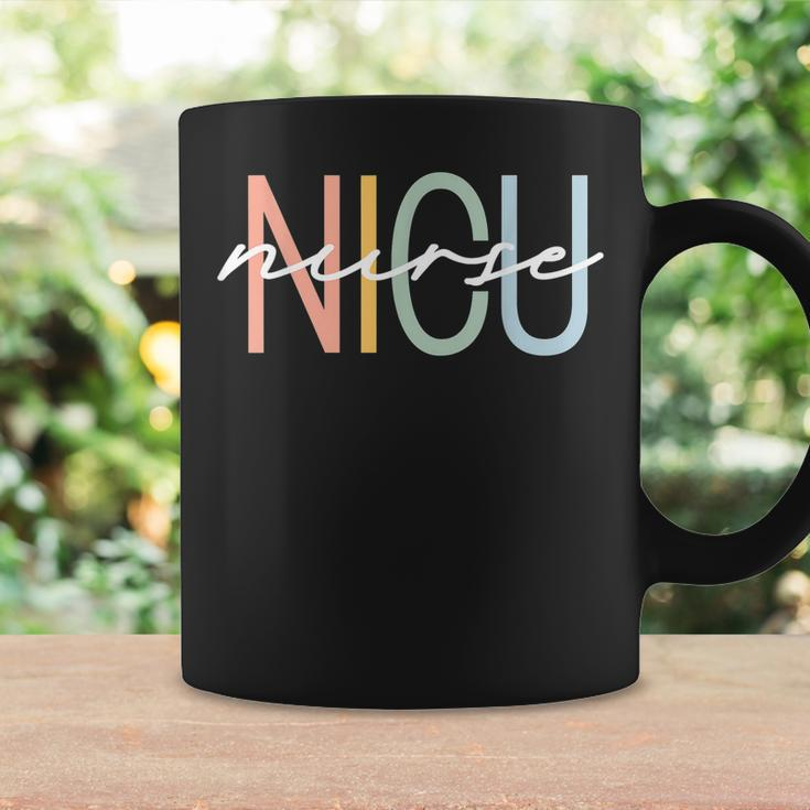 Nicu Nurse Icu Neonatal Boho Rainbow Team Tiny Humans Retro V3 Coffee Mug Gifts ideas