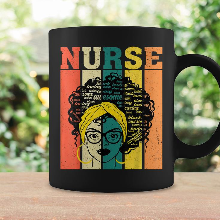 Nurse Melanin Afro Queen Girl Magic Black History Vintage V2 Coffee Mug Gifts ideas