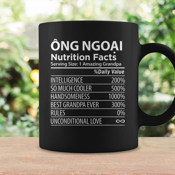 Ong Ngoai Nutrition Facts Vietnamese Grandpa Coffee Mug Gifts ideas