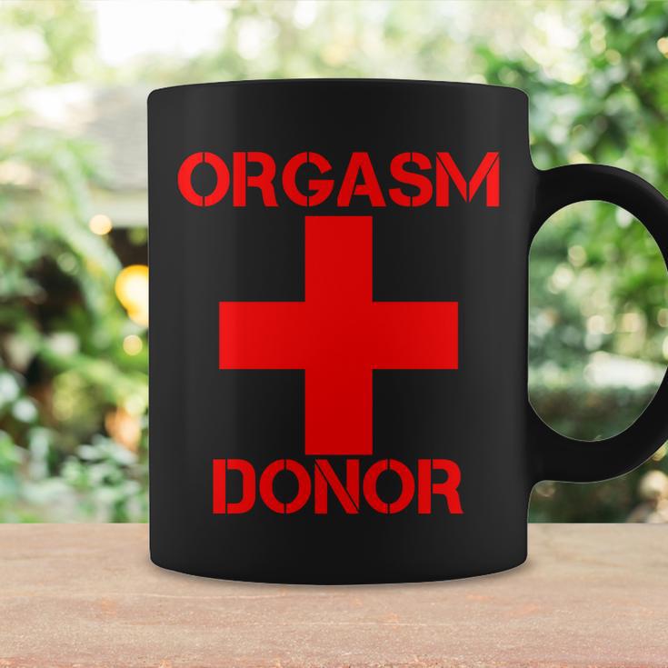 Orgasm Donor Red Imprint Coffee Mug Gifts ideas