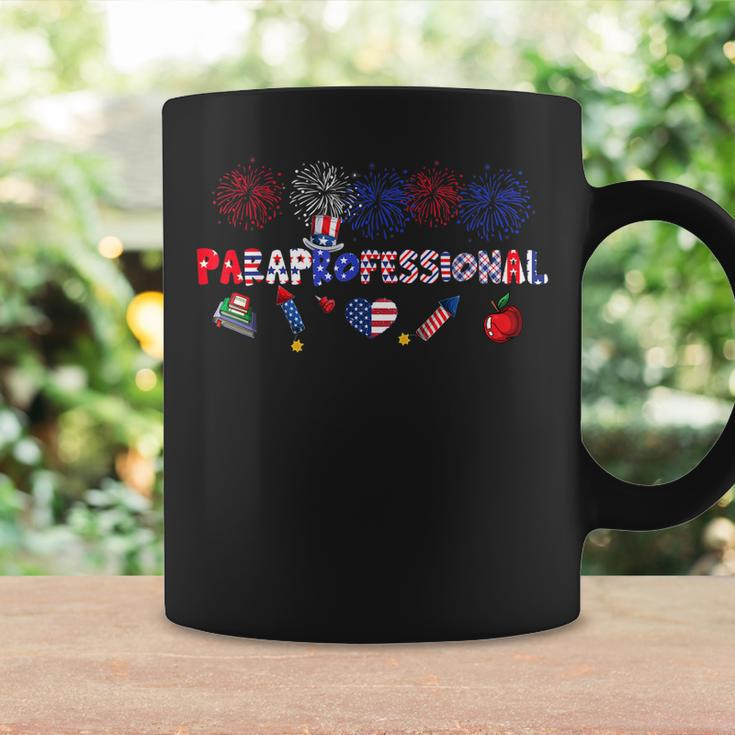 Paraprofessional Proud American Flag Fireworks 4Th Of July Coffee Mug Gifts ideas