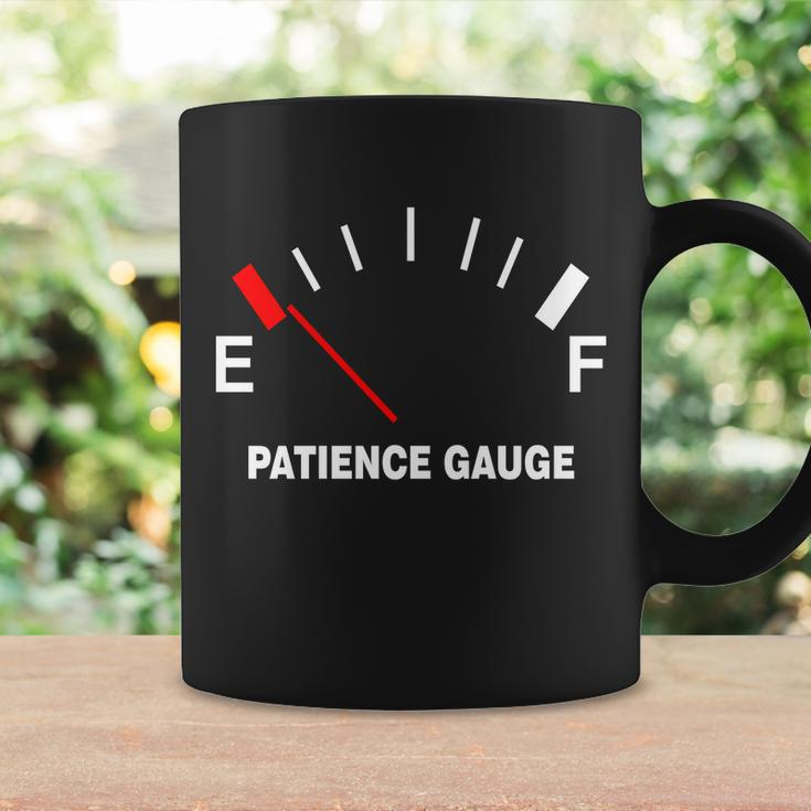 Patience Gauge Nearly Empty Coffee Mug Gifts ideas