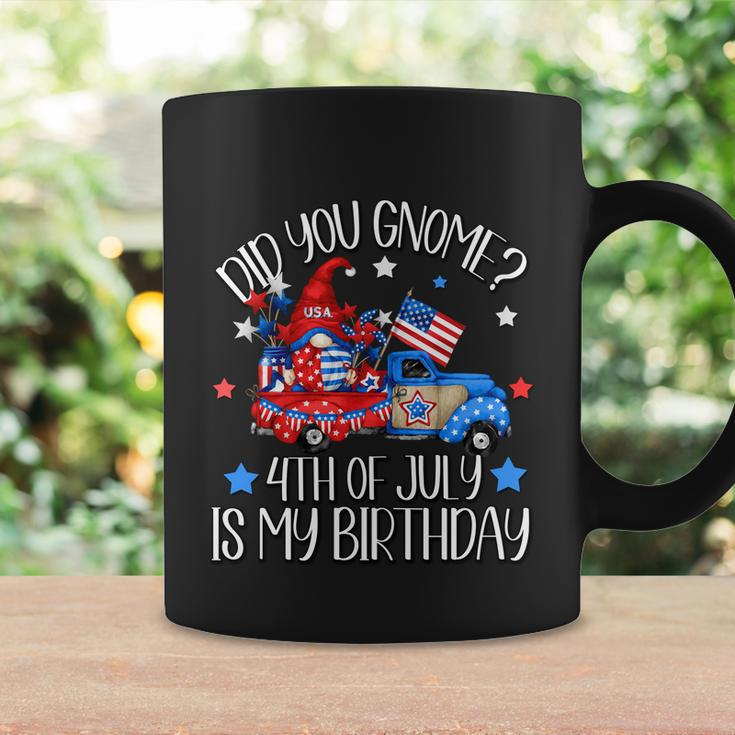 Patriotic American Flag 4Th Of July Birthday Gnome Truck Cute Gift Coffee Mug Gifts ideas