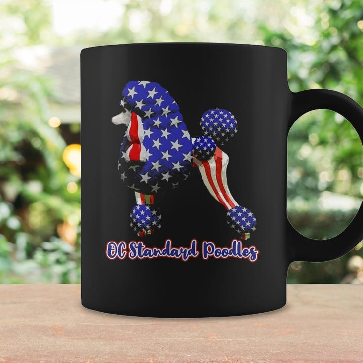 Patriotic Flag Poodle For American Poodle Lovers Coffee Mug Gifts ideas