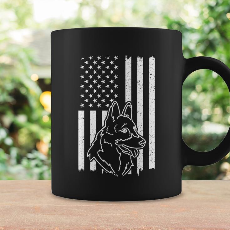 Patriotic German Shepherd American Flag Dog Lover Cute Gift Coffee Mug Gifts ideas