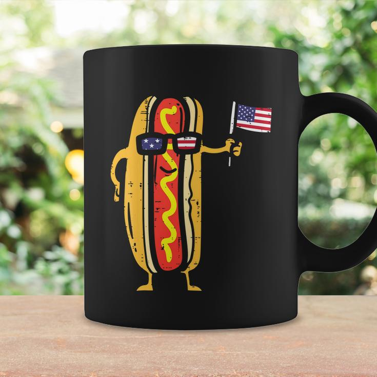 Patriotic Hot Dog American Flag Usa Funny 4Th Of July Fourth Coffee Mug Gifts ideas