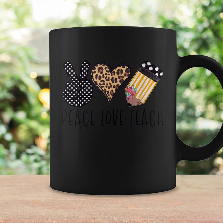 Peace Love Teach Back To School Teacher Coffee Mug Gifts ideas