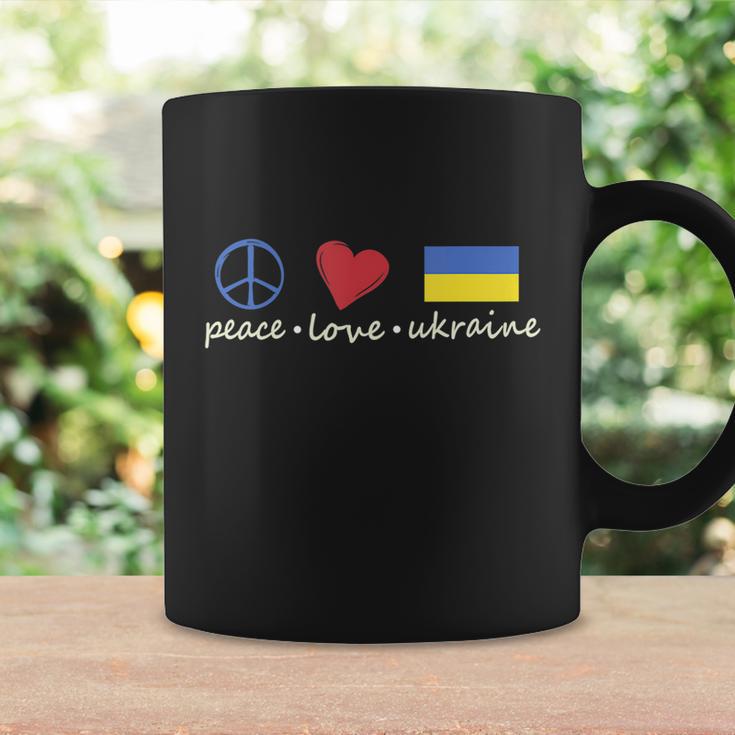 Peace Love Ukraine Ukrainian Flag Tshirt Coffee Mug Gifts ideas