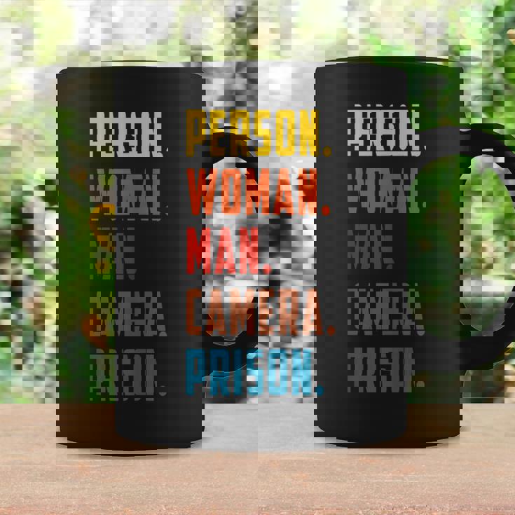 Person Woman Man Camera Prison Vintage Retro Coffee Mug Gifts ideas