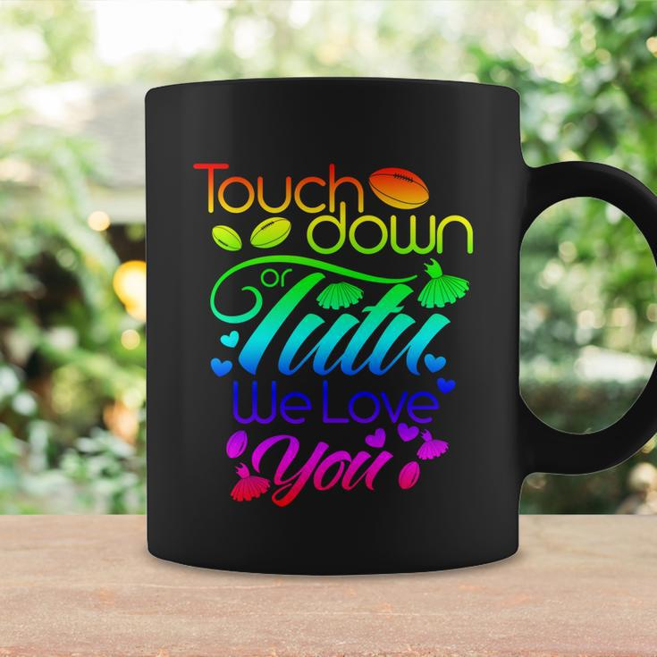 Pink Or Blue Touchdown Or Tutu We Love You Gender Reveal Gift Coffee Mug Gifts ideas