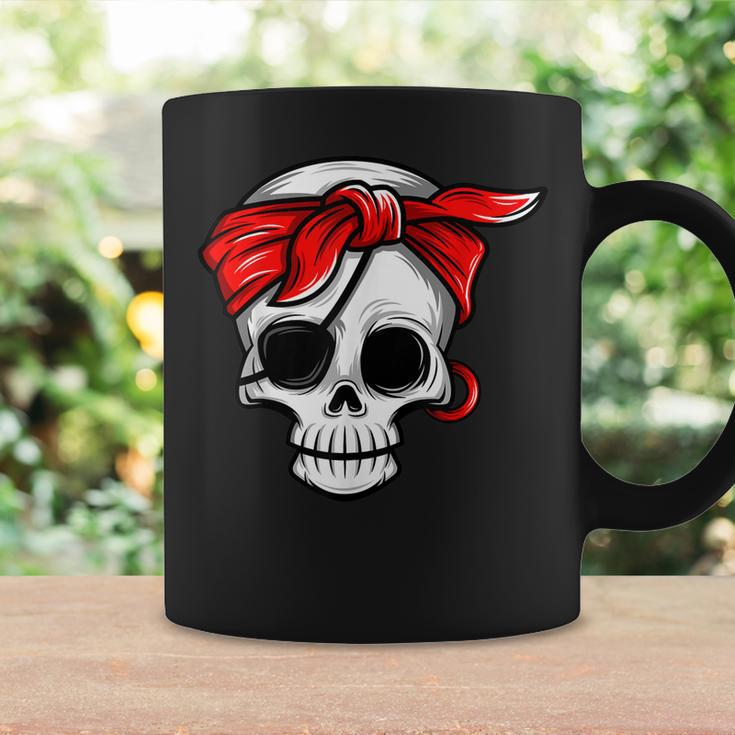 Pirate Dead With Eye Patch Red Bandana Halloween Diy Costume Coffee Mug Gifts ideas