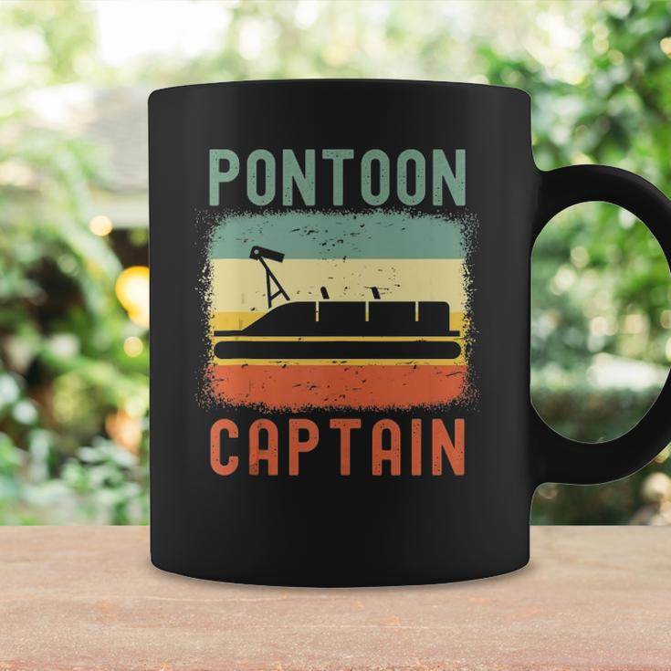 Pontoon Captain Retro Vintage Funny Boat Lake Outfit Coffee Mug Gifts ideas