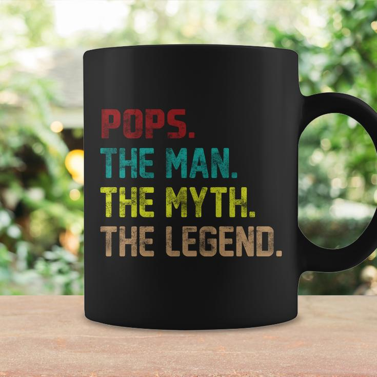 Pops The Man The Myth The Legend Funny Grandpa Tshirt Coffee Mug Gifts ideas