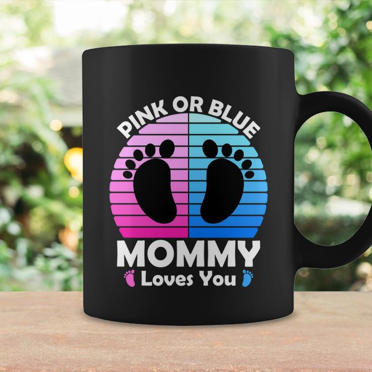 Pregnancy Announcet Mom 2021 Pink Or Blue Mommy Loves You Cool Gift Coffee Mug Gifts ideas