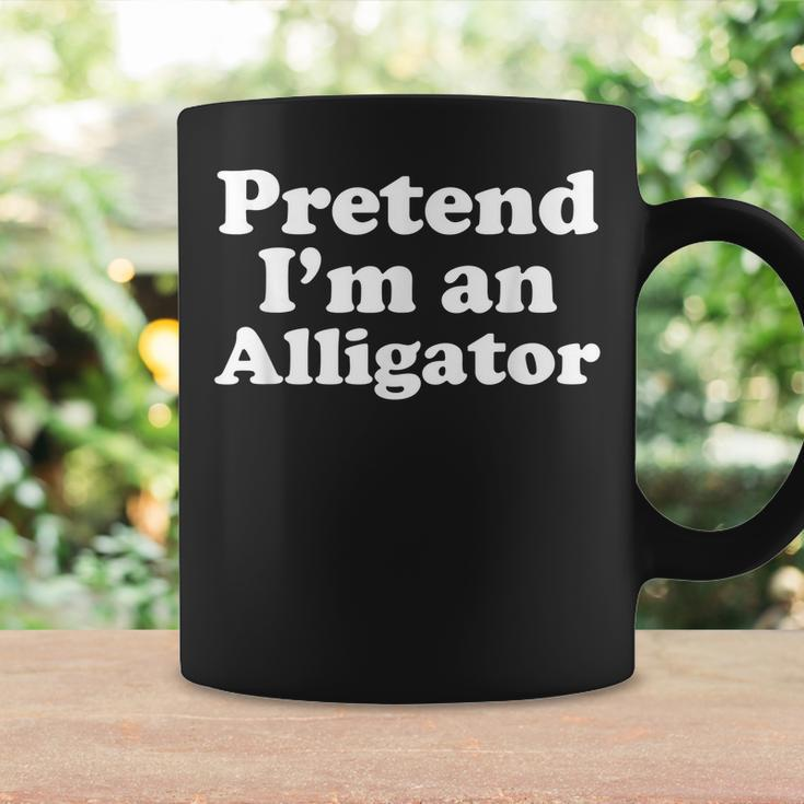Pretend Im An Alligator Funny Lazy Easy Halloween Costume Coffee Mug Gifts ideas