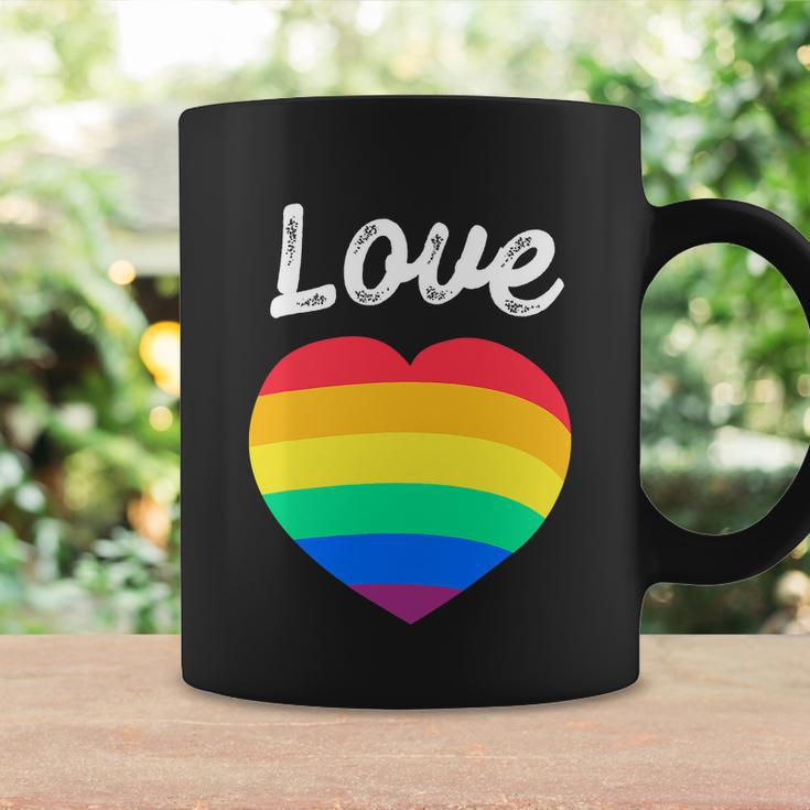 Pride Month Funny Rainbow Heart Gay And Lgbt Coffee Mug Gifts ideas