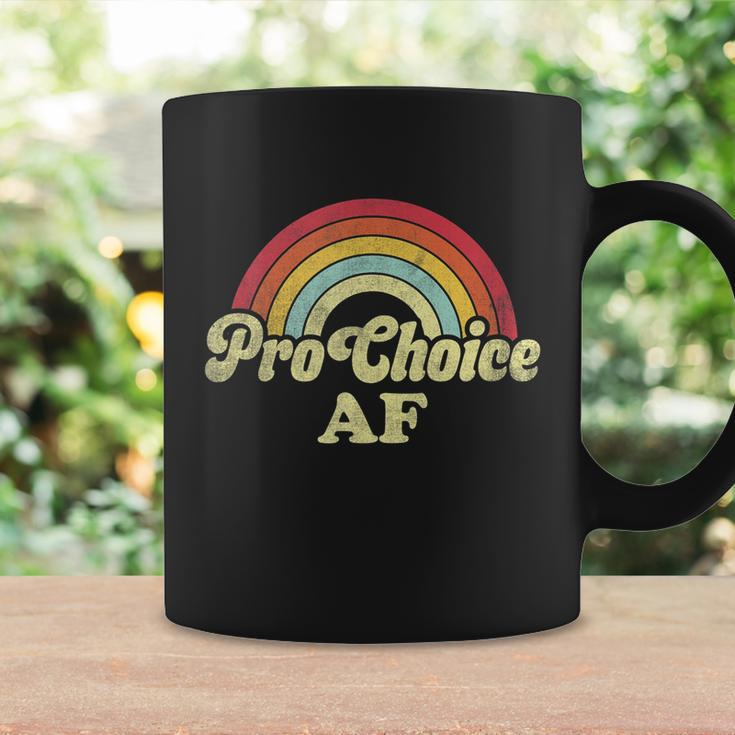 Pro Choice Af Pro Abortion Rainbow Feminist Retro Vintage Coffee Mug Gifts ideas