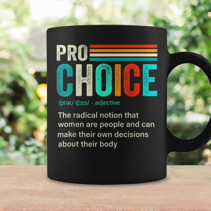 Pro Choice Definition Feminist Womens Rights Retro Vintage Coffee Mug Gifts ideas