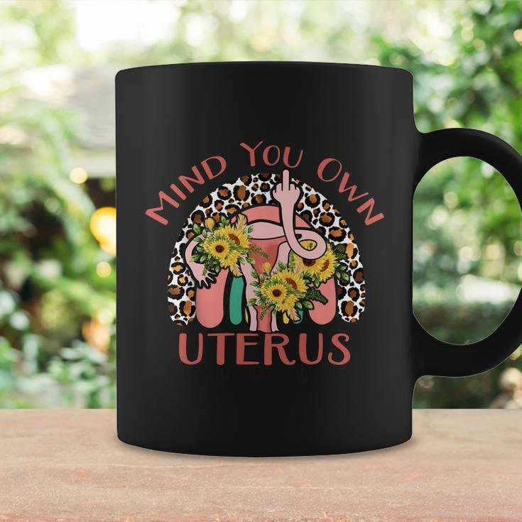 Pro Choice Rainbow Mind You Own Uterus Leopard 1973 Pro Roe Coffee Mug Gifts ideas