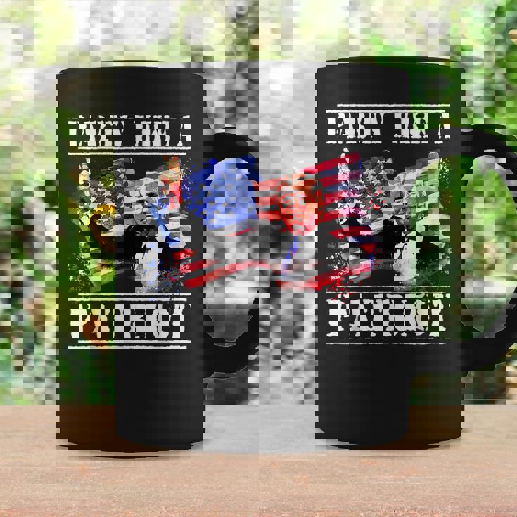 Pro Trump Party Like A Patriot Fourth Of July 4Th Coffee Mug Gifts ideas