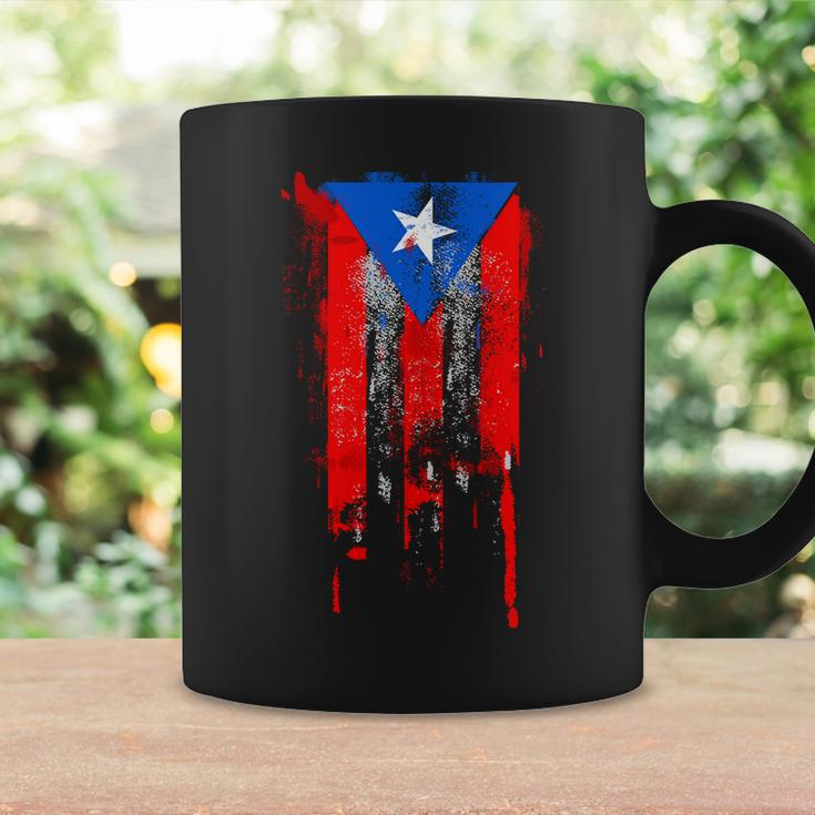 Puerto Rico Flag Drip Coffee Mug Gifts ideas