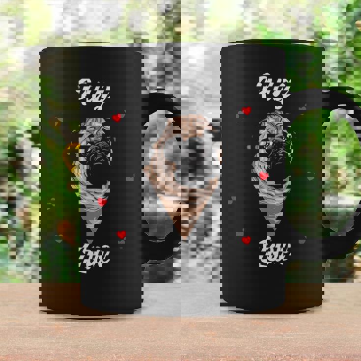 Pug Dog Pet Holder Dog Love Pug Love Coffee Mug Gifts ideas