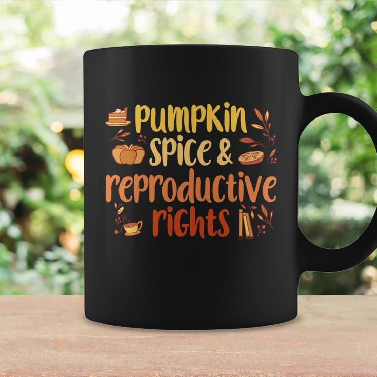 Pumpkin Spice And Reproductive Rights Pro Choice Feminist Funny Gift V3 Coffee Mug Gifts ideas