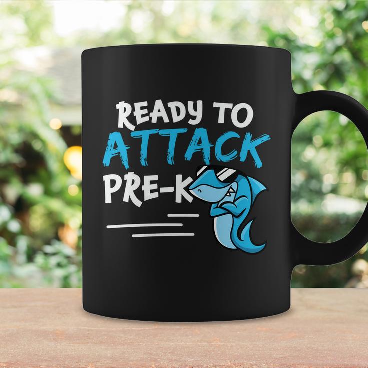 Ready To Attack Prek Shark Back To School Coffee Mug Gifts ideas